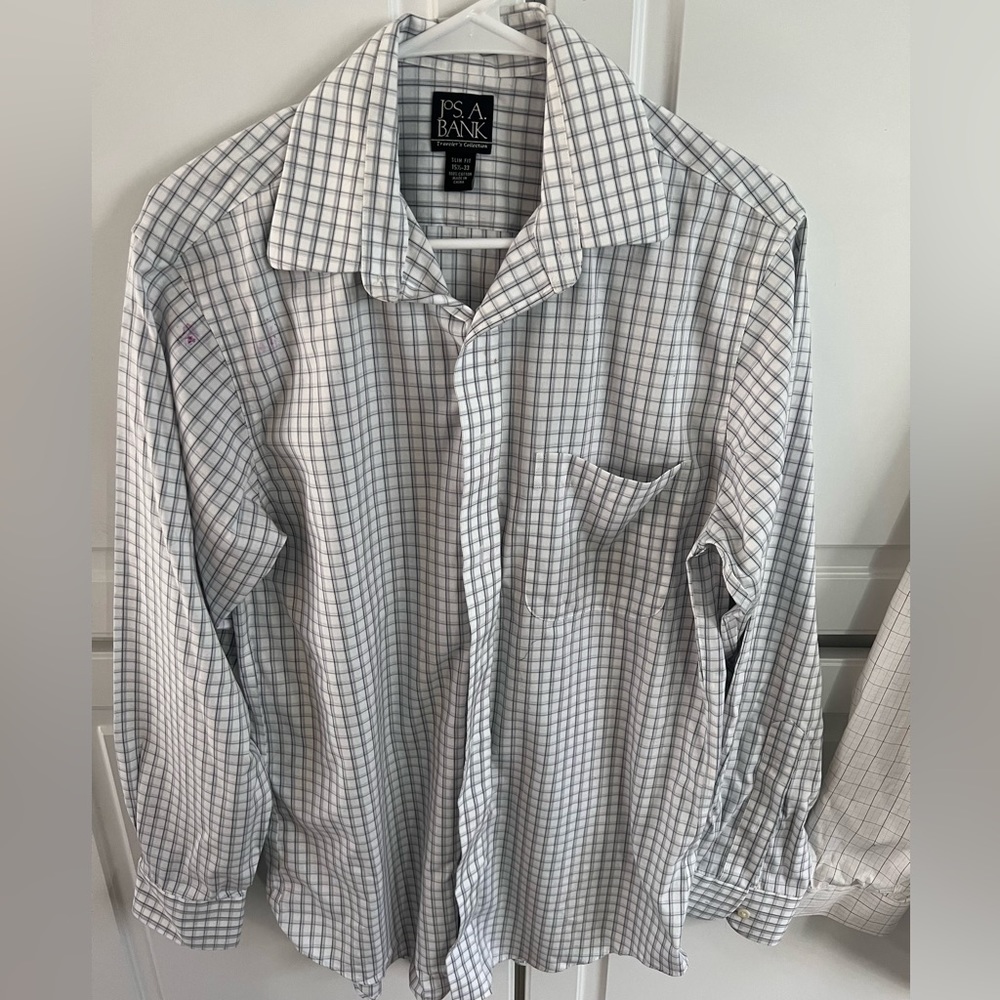 Jos A Banks 15.5 x 33 2 shirt bundle